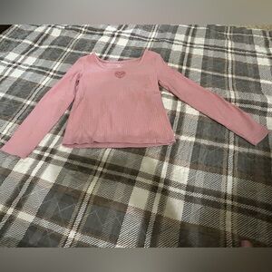 OshKosh B'gosh Pink Heart Long Sleeve Tee
